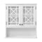 Alaterre Furniture Derby 5-Pc Bathroom Storage Set w/Over Toilet Shelf, Wall-Mnted  Cabinet, Hamper, Floor Cabinet, Hutch ANDE724789WH - alternate 7